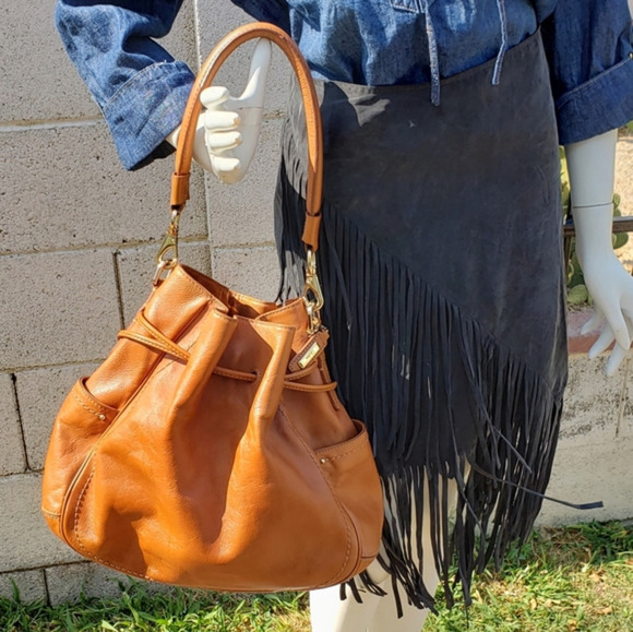 COLE HAAN BUCKET‎ PURSE - Picture 2 of 8